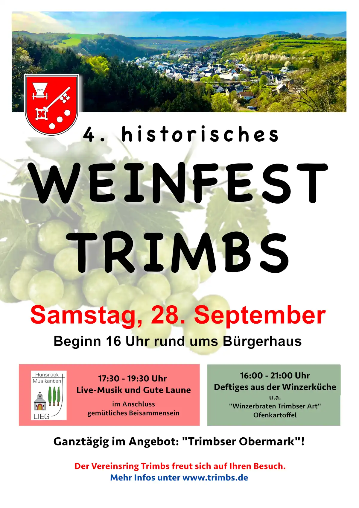 Flyer Weinfest Trimbs