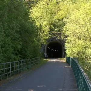 Tunnel auf dem Radweg