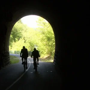 Tunnel auf dem Radweg